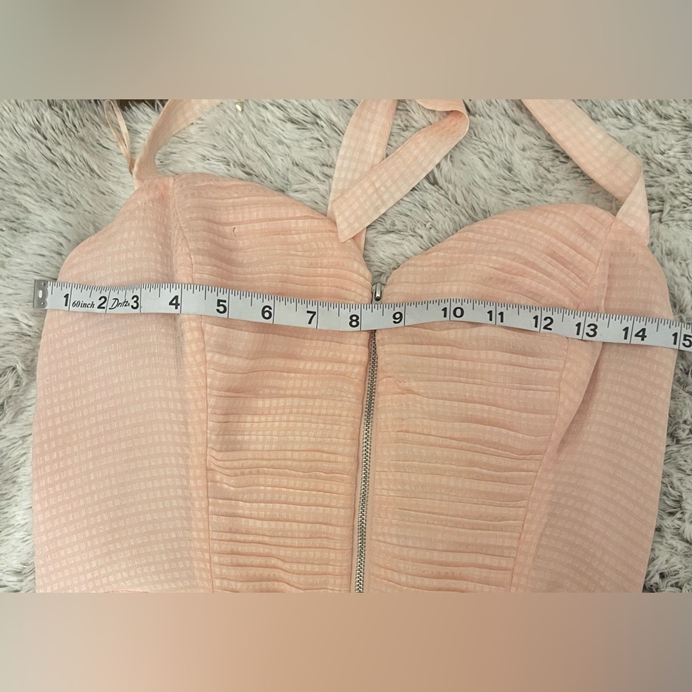 💖💖NicePeach color Strapless Dress - Picture 8 of 13